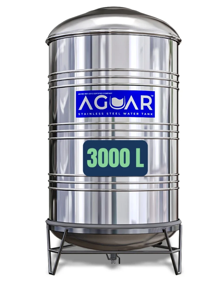AGUAR Stainless Steel 3000 ltr water storage tank price