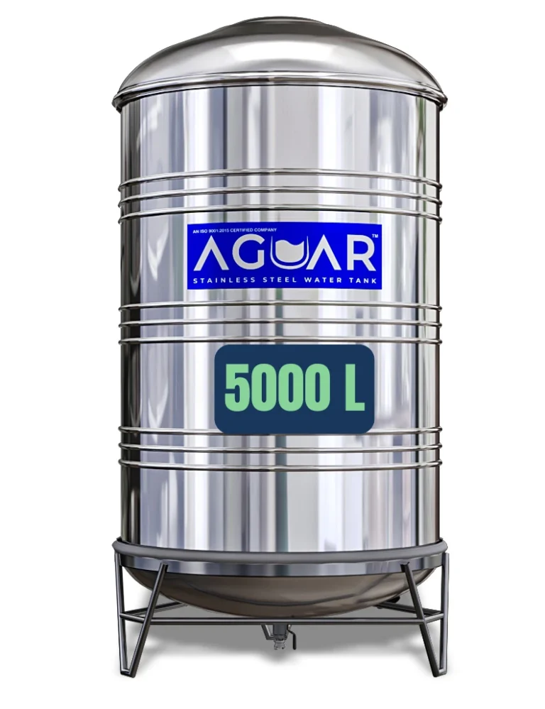 AGUAR Stainless Steel 5000 ltr water storage tank price